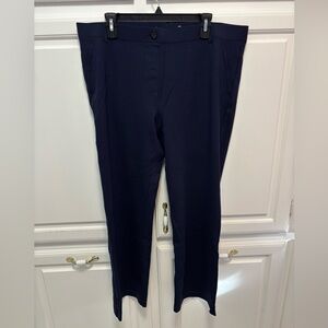 Betabrand Bootcut Classic Dress Yoga Navy Blue Pants Women’s XXL